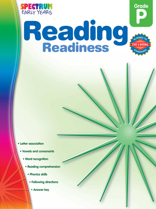 Title details for Reading Readiness, Grade PK by Spectrum - Available